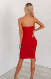Kylie Bodycon Dress - Red - Runway Goddess