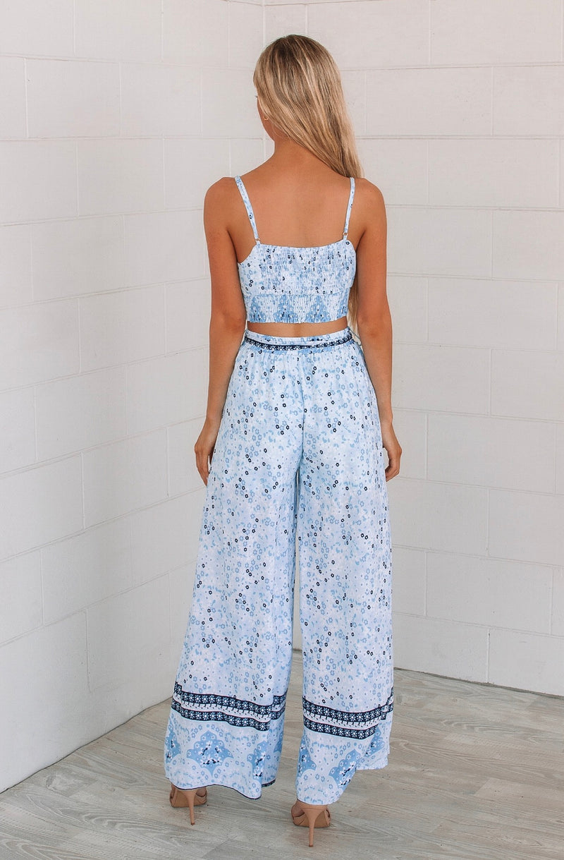 Lagoon Blue Set Pants - Runway Goddess