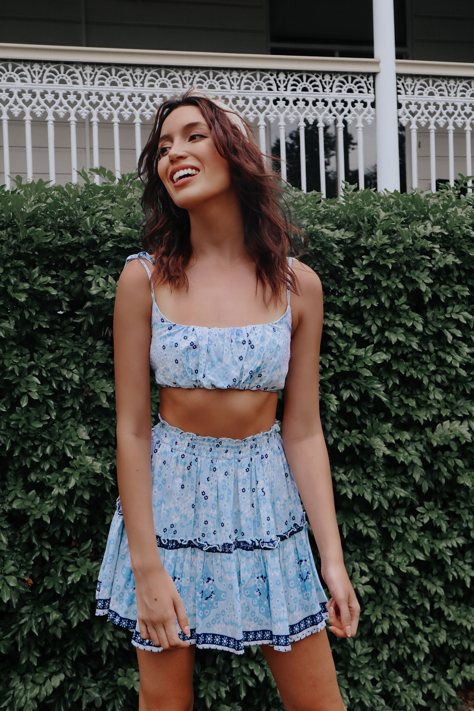 Blue cheap set outfit