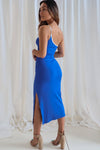 Lara Ribbed Midi - Royal Blue