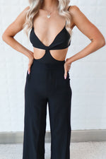 Leo Ribbed Bodysuit - Black