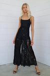 Leticia Lace Jumpsuit - Black - Runway Goddess