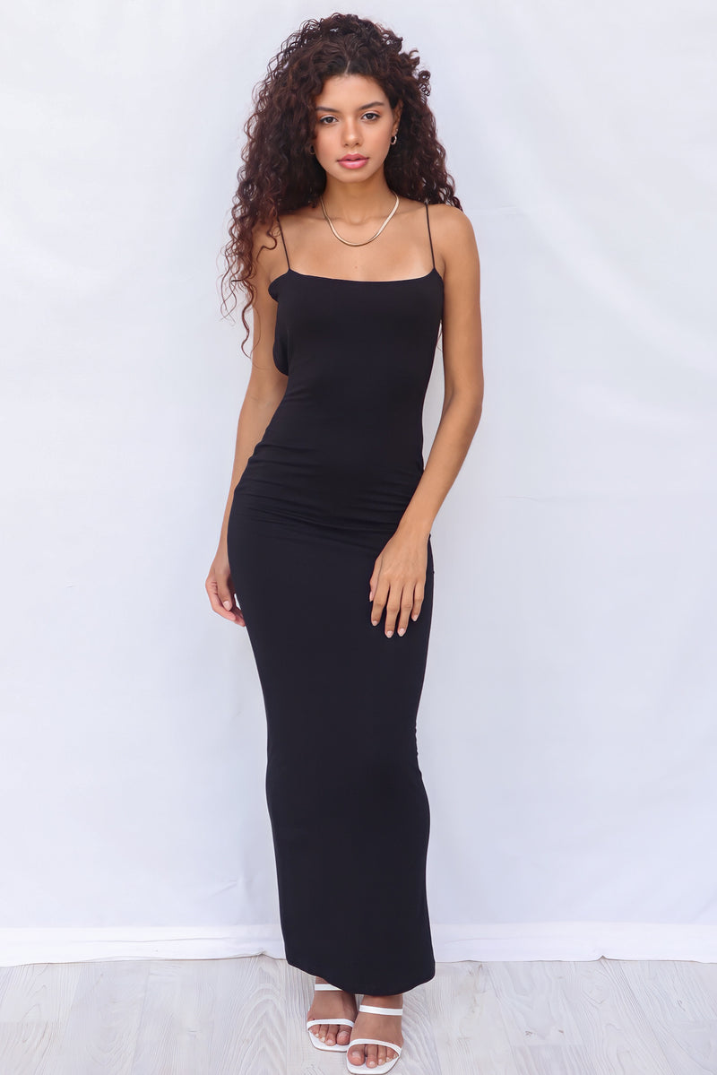 Lisa Maxi Dress - Black