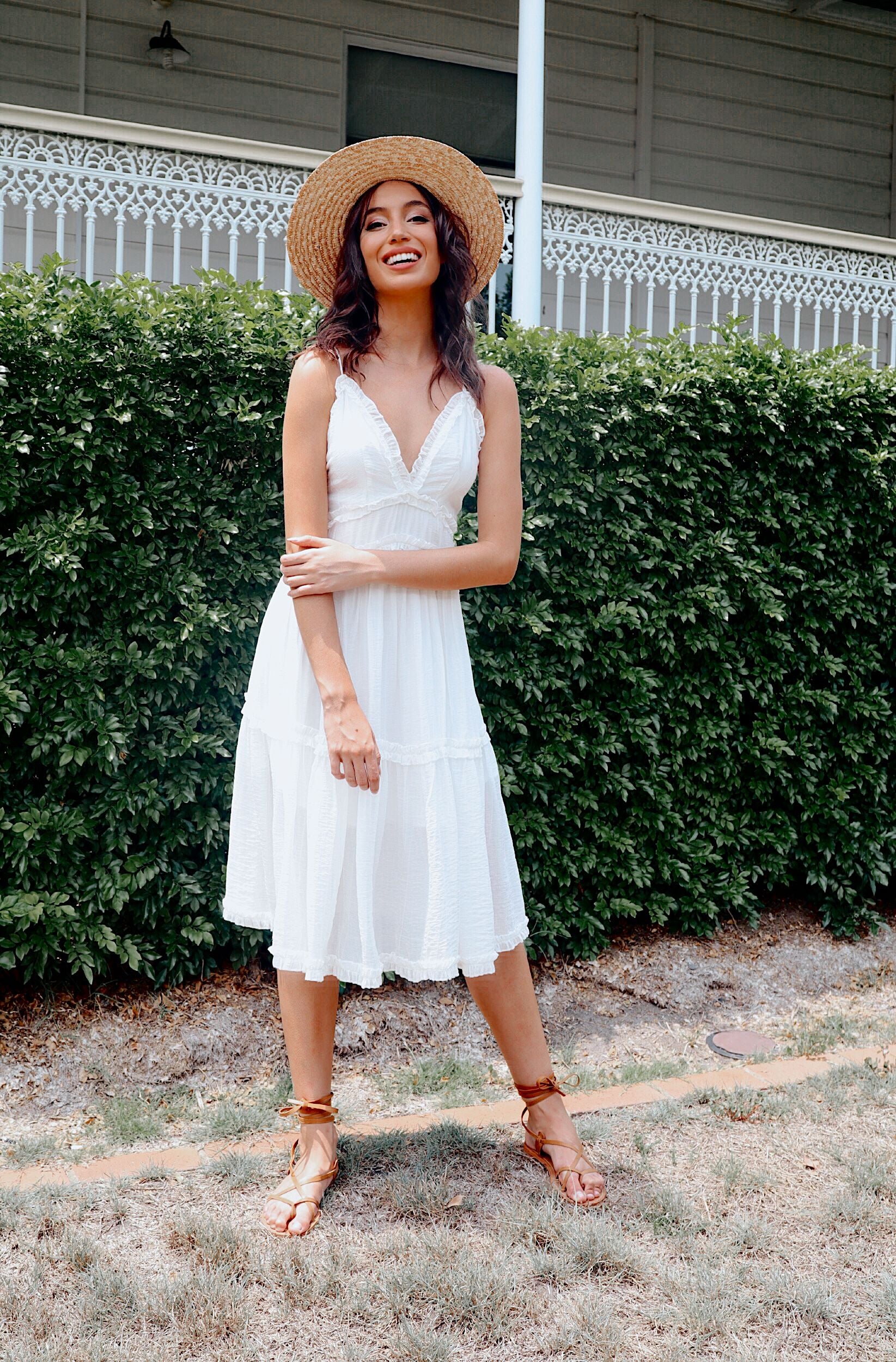 White dress summer sales 2019
