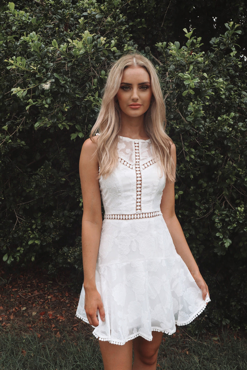 Lulu Dress - White - Runway Goddess