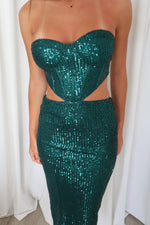 Madeline Midi Dress - Emerald