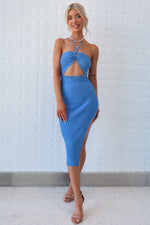 Malibu Midi Dress - Blue