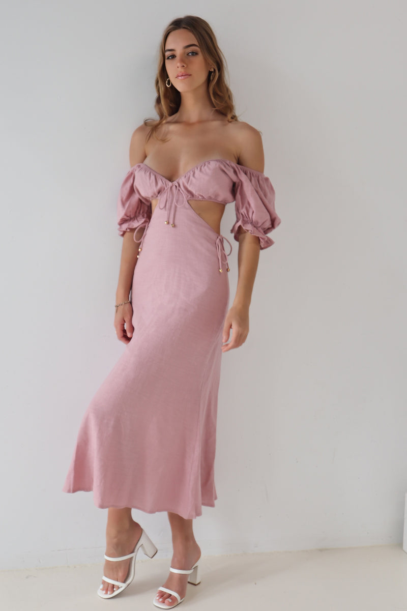 Mirabella Midi Dress - Pink