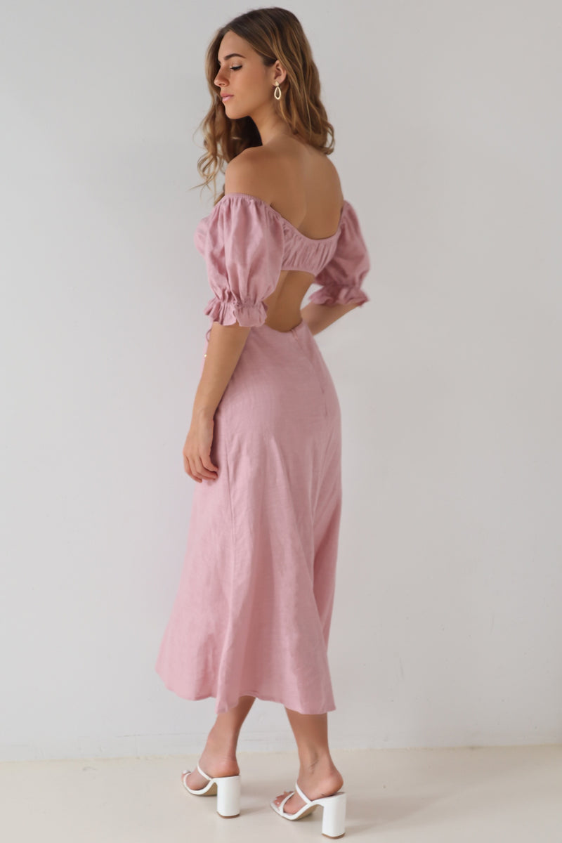 Mirabella Midi Dress - Pink