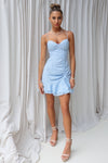 Miranda Mini Dress - Baby Blue