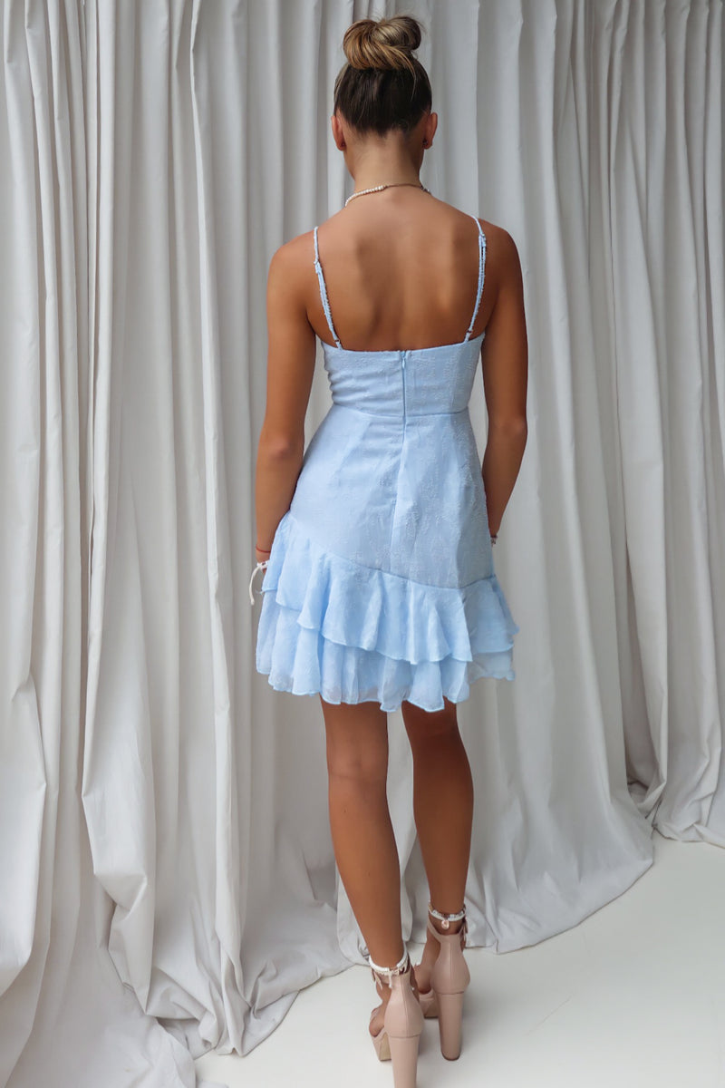 Miranda Mini Dress - Baby Blue