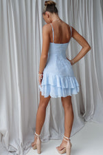 Miranda Mini Dress - Baby Blue