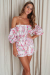 Narissa Playsuit - Pink Floral