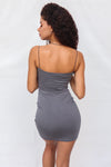 North Mini Dress - Charcoal