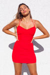 Nyx Mesh Dress - Red