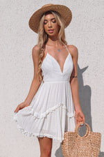 Oceanna White  Dress - Runway Goddess