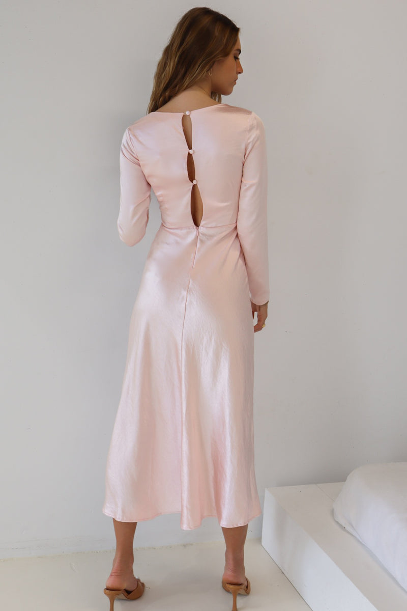 Opella Midi Dress - Blush Pink