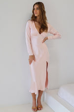 Opella Midi Dress - Blush Pink