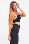 Alae Crop Top - Black