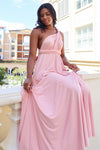 Pandora Multiway Gown - Blush Pink Jersey