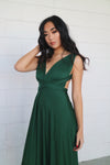 Pandora Multiway Dress - Forest Green - Runway Goddess