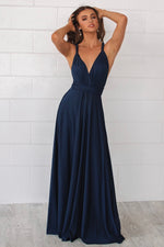 Pandora Multiway Dress - Navy - Runway Goddess