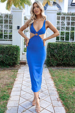 Annika Cutout Dress - Blue
