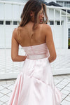 Milano Strapless Gown - Blush Pink