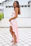 Milano Strapless Gown - Blush Pink