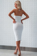 Morocco Midi Dress - White
