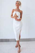 Malibu Midi Dress - White
