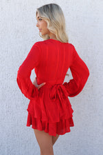 London Playsuit - Red