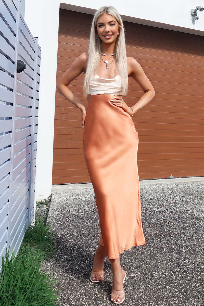 Britney Maxi Dress - Orange