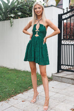 Domain Dress - Emerald Green