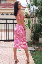 California Midi Dress - Pink Multi