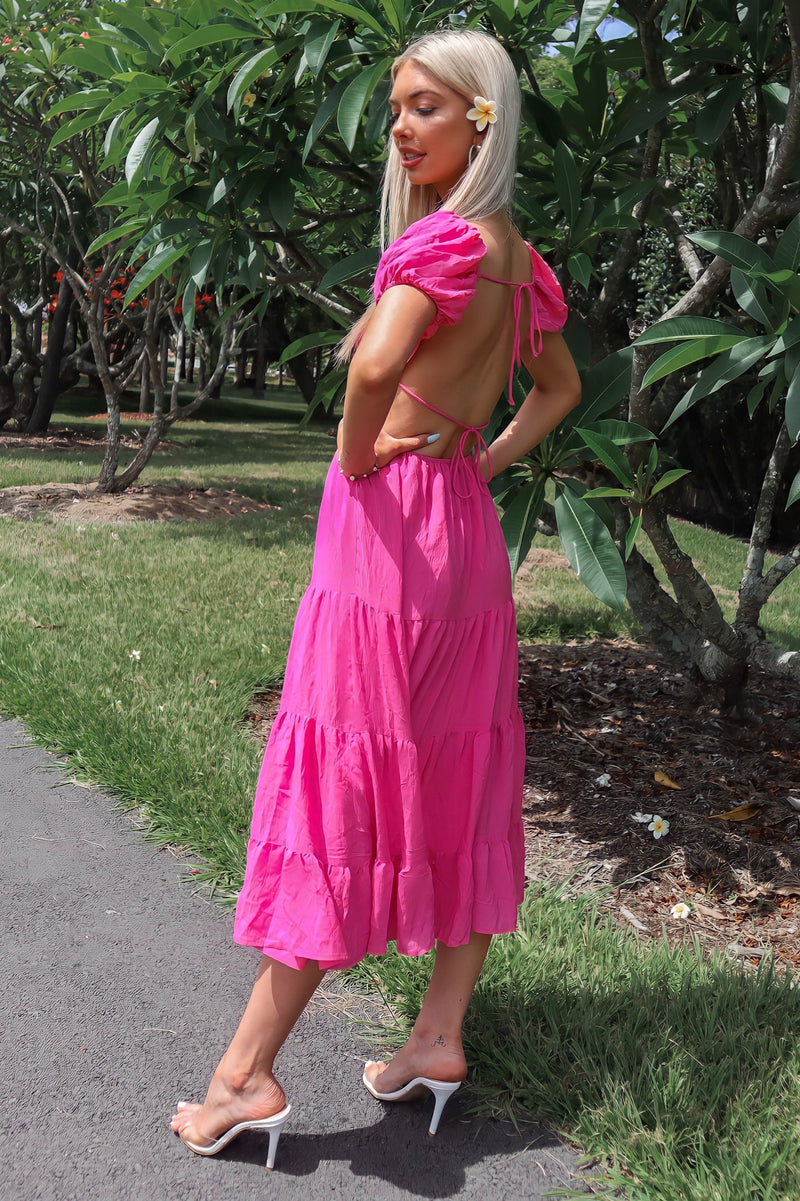 Bratz Maxi Dress - Hot Pink