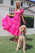 Bratz Maxi Dress - Hot Pink