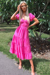 Bratz Maxi Dress - Hot Pink