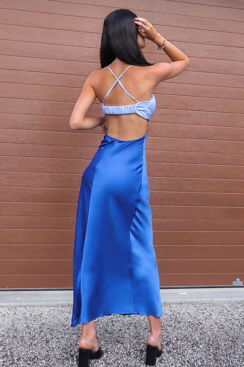 Britney Maxi Dress - Blue