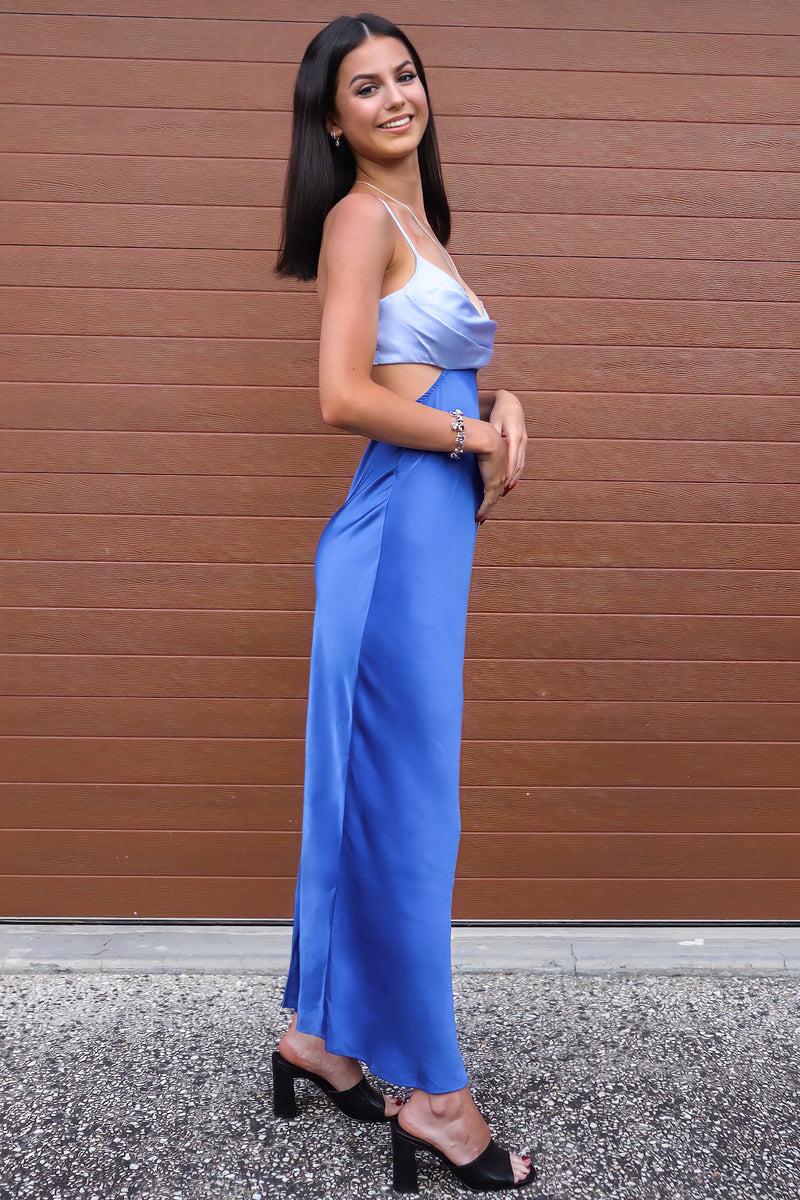 Britney Maxi Dress - Blue