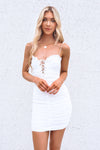 Revenge Mesh Dress - White