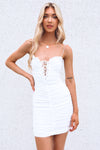 Revenge Mesh Dress - White