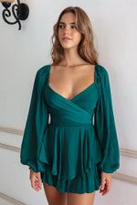 Sarah Playsuit - Emerald Green