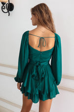 Sarah Playsuit - Emerald Green