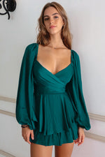 Sarah Playsuit - Emerald Green