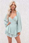 Sarah Playsuit - Pistachio