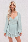 Sarah Playsuit - Pistachio