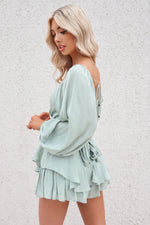 Sarah Playsuit - Pistachio
