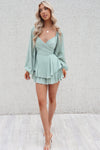Sarah Playsuit - Pistachio