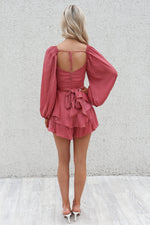 Sarah Playsuit - Rose Pink